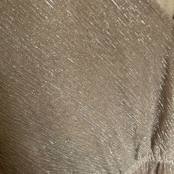 BB Dakota Love To Love You Pink Metallic Midi Cocktail Dress - Picture 5 of 13